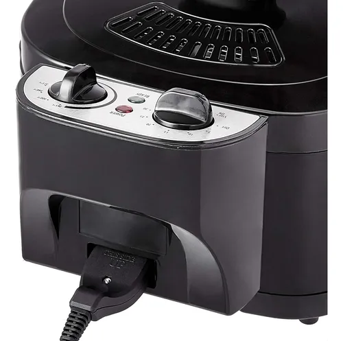 Freidora Electrica Amazon Basics De 2 Litros, Negra