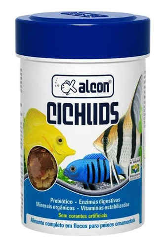 Ração Alcon Cichlids 10g Para Acará Disco E Bandeira