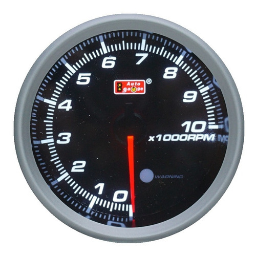 Tacómetro 80mm Fondo Negro Warning Autogauge - Biocartuning