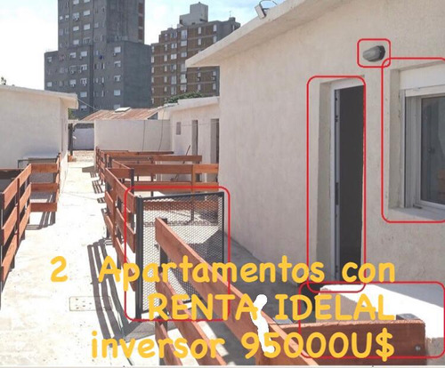 Venta Dos Apartamentos  De  Dos Dormitorios Con Renta .unión