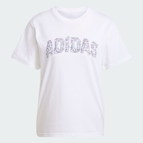 Playera adidas Casual Tech Illustrate Mujer Blanco Jj4043