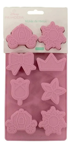 Molde De Silicón Cocina Objetos De Cuento Princesas Disney Rosa
