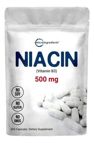 Niacin Vitamin B3 Supplement, Flush Free, Nicotinic Acid Vi