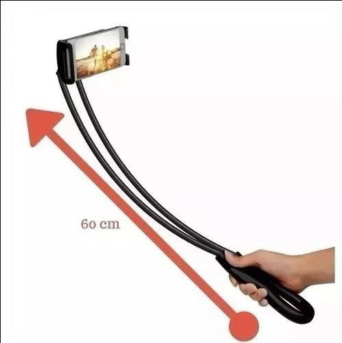 Suporte Celular Articulado De Pescoco Selfie Cama Mesa Sofa