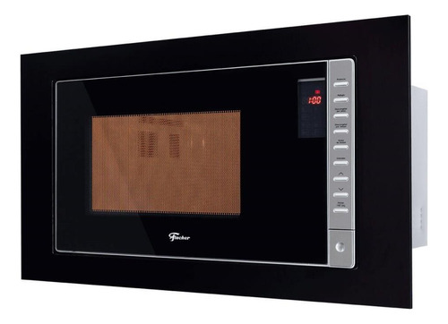 Micro-ondas Fischer Embutir 25 Litros Fit Line Preto 220v
