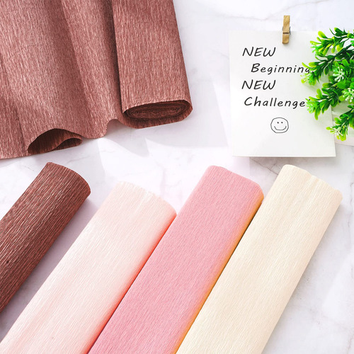 Whaline Rollo De Papel Crepé De 8 Rollos De 25 X 250 Cm 4