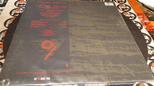 Mysterious Art The Omen Part 1 (remix) Vinilo Maxi Germany (Usado)