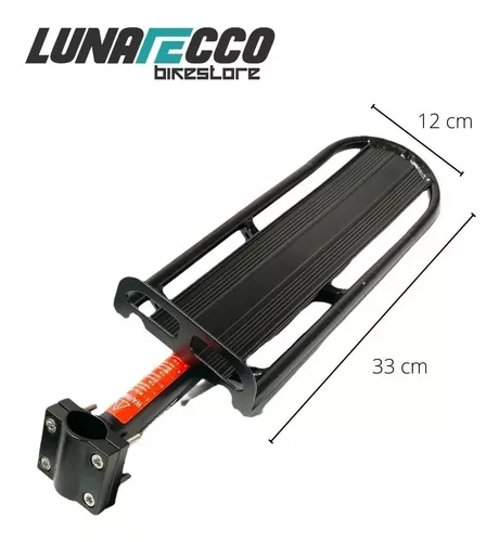 PORTAEQUIPAJES TRASERO DE ALUMINIO PARA BICICLETA UNIVERSAL XC2550