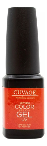 Cuvage Esmalte Semipermanente Gel Uv 11ml Color 133 Naranja Maimara
