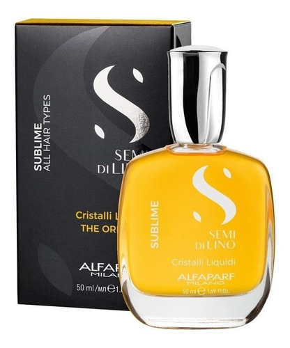 Óleo Alfaparf Semi Di Lino Cristalli Liquidi - 50ml Full