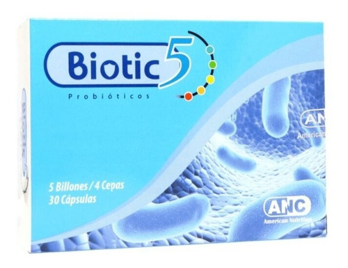 Biotic  5 En Estuche Con 30 Cápsulas