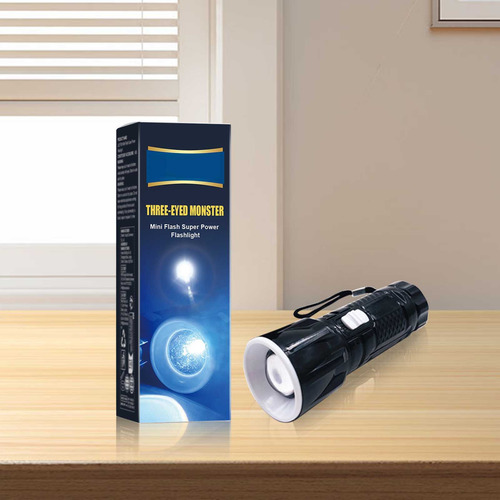 Linterna De Luz Fuerte, Multiusos, Portátil De Largo Alcance