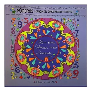 Libro Para Colorear Adultos Numeros Claudia Luchetti