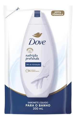 Sabonete Liquído Nutrição Profunda Refil 200ml Dove