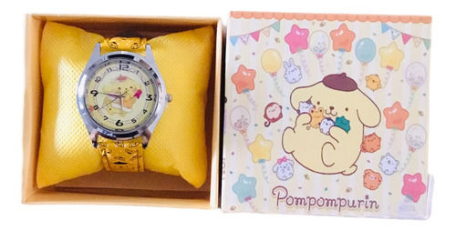 Reloj Importado Pompompurin Incluye Cajita De Regalo