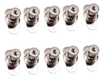 Comprar 10 Cerraduras Push Para Muebles 2 Llaves