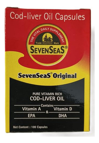 Seven Seas Aceite De Pescado Hígado De Bacalao 100 Cápsula