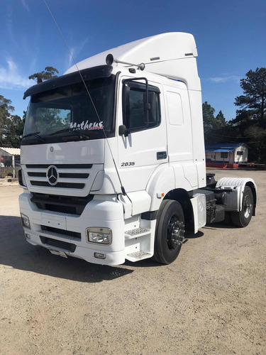 Imagem 2 de 15 de M.benz Axor 2035-s 06/06 Branco 4x2 Gustavo-caminhões