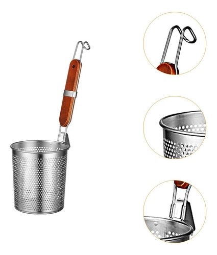 // Filador De Malla De Cocina Freing Serving Canasta Anti