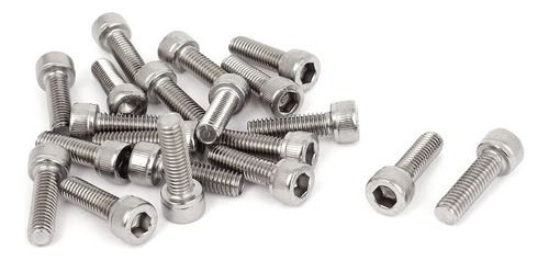 Tornillos De Cabeza Hexagonal De Acero Inoxidable M6 X 0.787