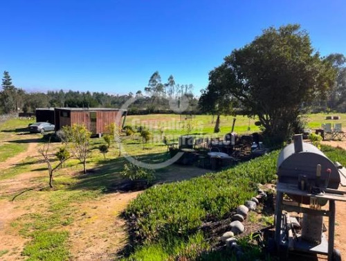 Parcela Comercial 11.000 M2 Con 7 Cabañas En Algarrobo