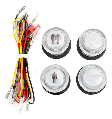 Botón Tipo Joystick, Accesorios De Plástico, Kit De Alambre