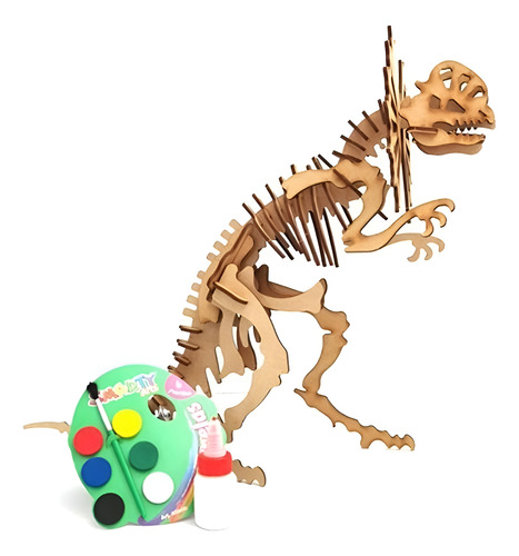 Juguete Para Armar Steam Dinosaurio Dilophosaurios Monkits