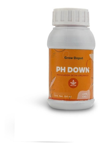 Ph Down Orgánico 250 Ml, Regulador De Ph, Cultivo Indoor