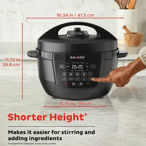 Olla Eléctrica Multicocina Instant Pot Rio De 7,5 L Con Base