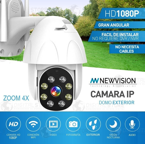 Imagen 4 de 10 de Kit 3 Camara Seguridad Ip Exterior Wifi Domo Inalambrica
