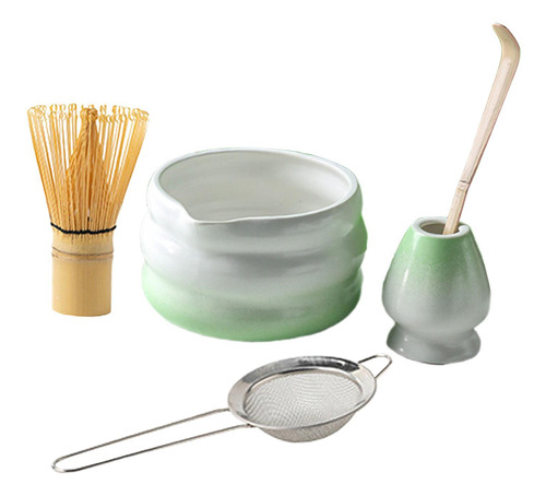 5pcs Juego De Té De Té Japonés Matcha Ceremonial Verde