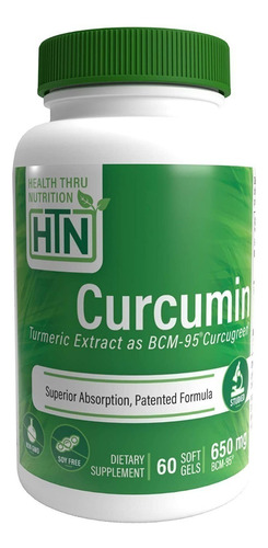 Curcumina Bcm-95 650mg 60caps,health Trhu Nutrition,