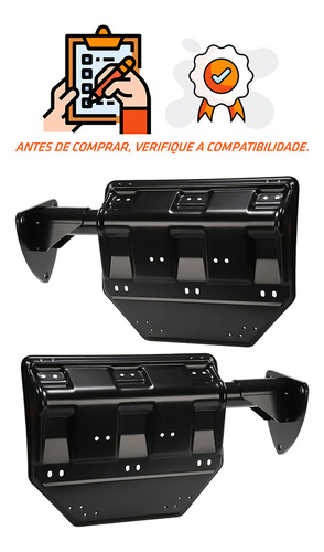 Par Suporte Paralama Scania Direito Esquerdo Diante. Trucado