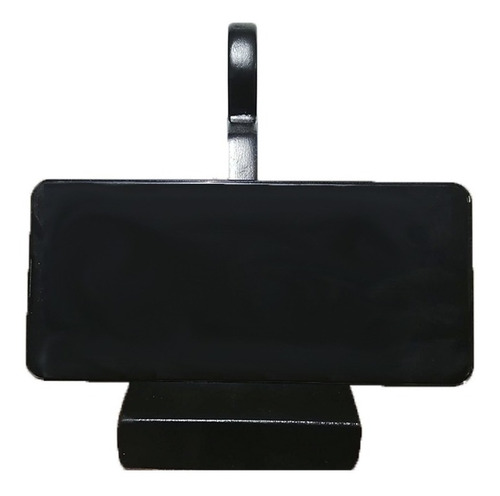 Imagen 4 de 7 de Soporte De Madera Para Teléfonos Y Tablet Muñeco Yeyo Negro