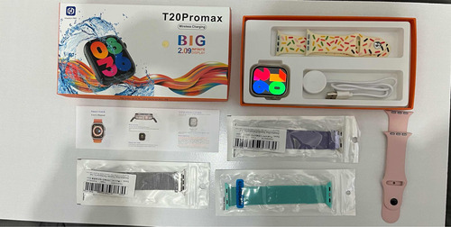 Smartwatch T20 Promax + 3 Mallas De Regalo