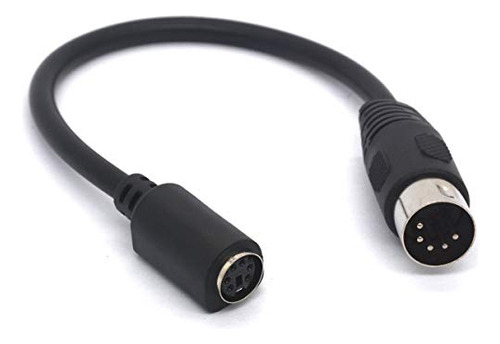 Adaptador De Cable Din A Ps/2 De 5 Pines, Midi Macho De 5 Pi