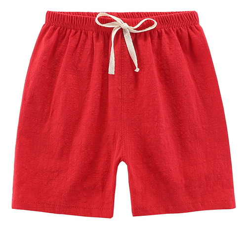 Bonitos Pantalones Cortos Deportivos De Lino Para Niños Y Ni