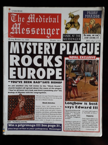 The Medieval Messenger. Newspaper History. Usborne