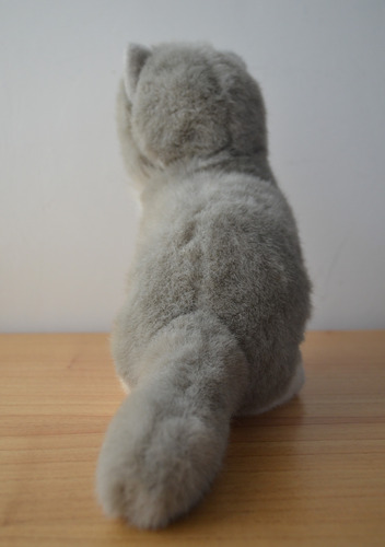 Gato De Peluche 23cm Gris (Usado)