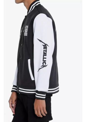 Metallica Varsity Jacket 1982 Chamarra Sudadera Hoodie