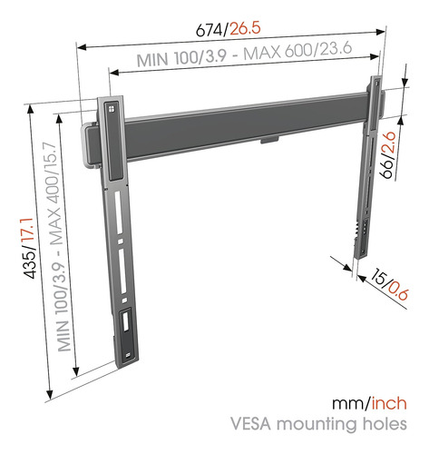 Soporte De Pared Para Tv Vogel's Tvm 5605, Extremadamente...