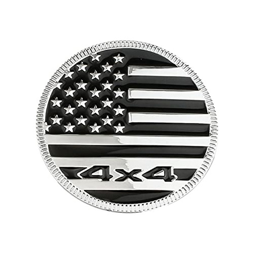 Emblema De Metal Letras 4x4 Estilo Bandera De Estados U...