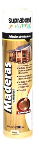 Sellador Madera Deck Suprabond Pino-nogal Cartucho12x 280ml