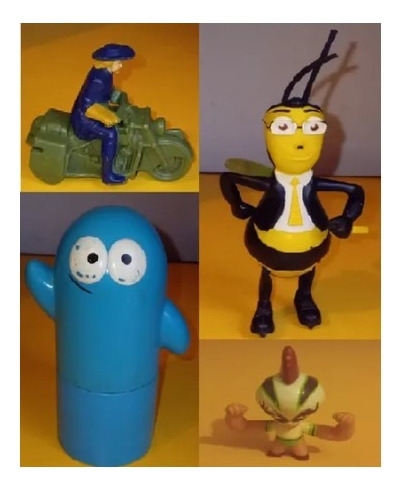 Colección De Muñecos De Juguete Dibujitos Animados (Usado)