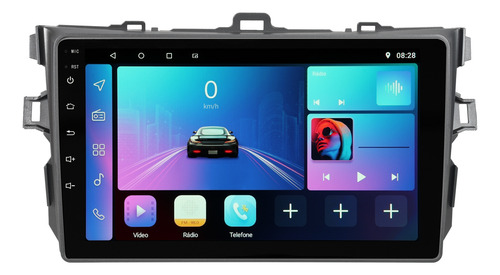 Multimidia Toyota Corolla 2009 A 2013 2gb Qled Android 9p