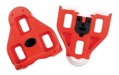 Imagen 1 de 3 de Trabas Para Pedales Look Delta Rojas 9 Grados - Racer Bikes