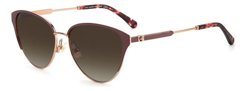 Lentes De Sol Kate Spade Polarizado Filtro Uv400 Ianna/g/s Diseño 0aw - Vino