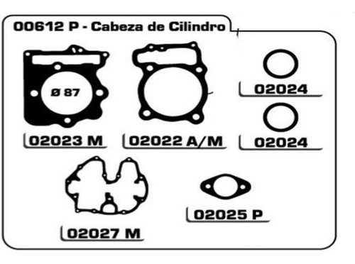 Kit Juntas Cabesa Cilindro Honda Xr 400 Jc Solomototeam