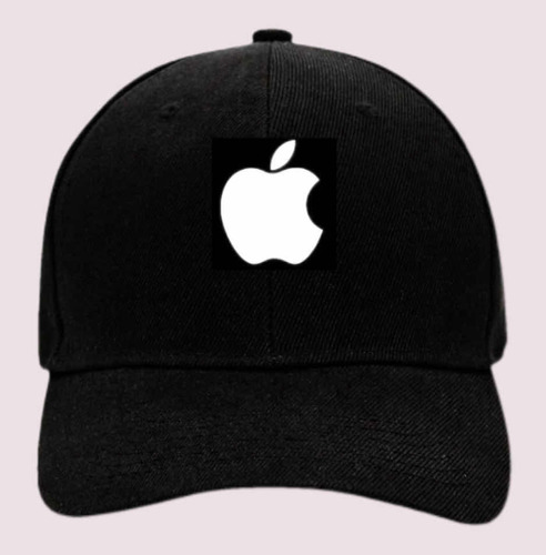Gorra Negra Logo Apple
