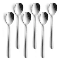 Comprar Cucharas, Paquete De 6 Cucharas Coreanas De Acero Cuchara De